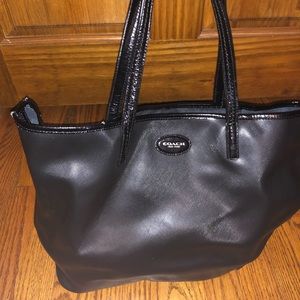 Black Coach Tote